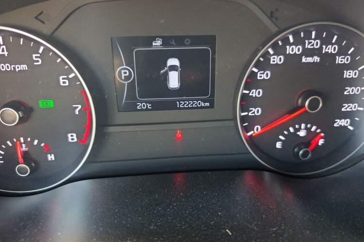Used Kia KX5 2016 1.6T Automatic Two-Wheel Drive DLX Odometer Close Up