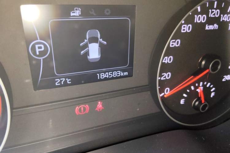 Used Kia KX5 2016 1.6T Automatic Two-Wheel Drive Premium Odometer Close Up