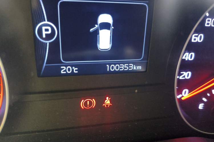 Used Kia KX5 2016 1.6T Automatic Two-Wheel Drive DLX Odometer Close Up