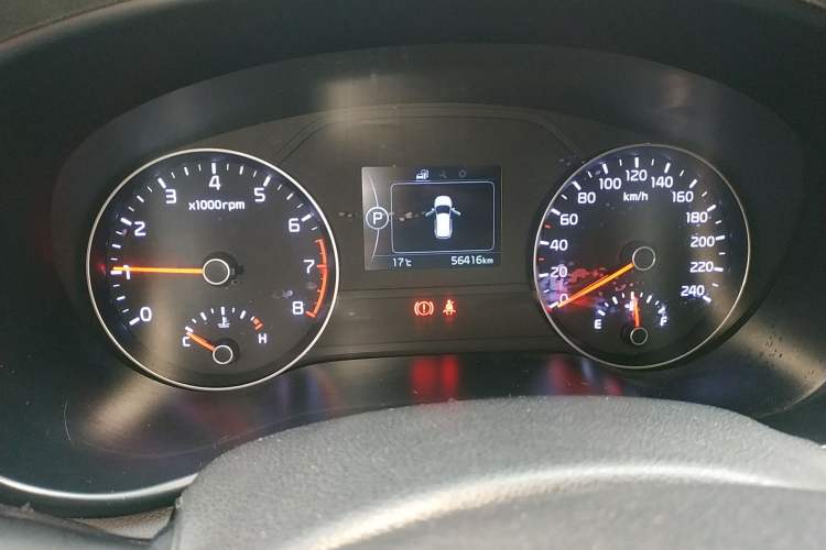 Used Kia KX5 2016 1.6T Automatic Two-Wheel Drive DLX Odometer Close Up