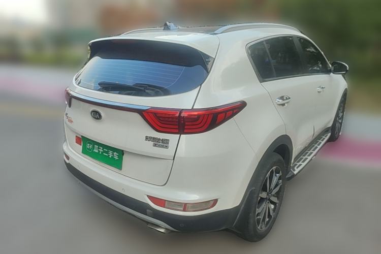 Used Kia KX5 2016 1.6T Automatic Two-Wheel Drive DLX Rear Right 45 Deg