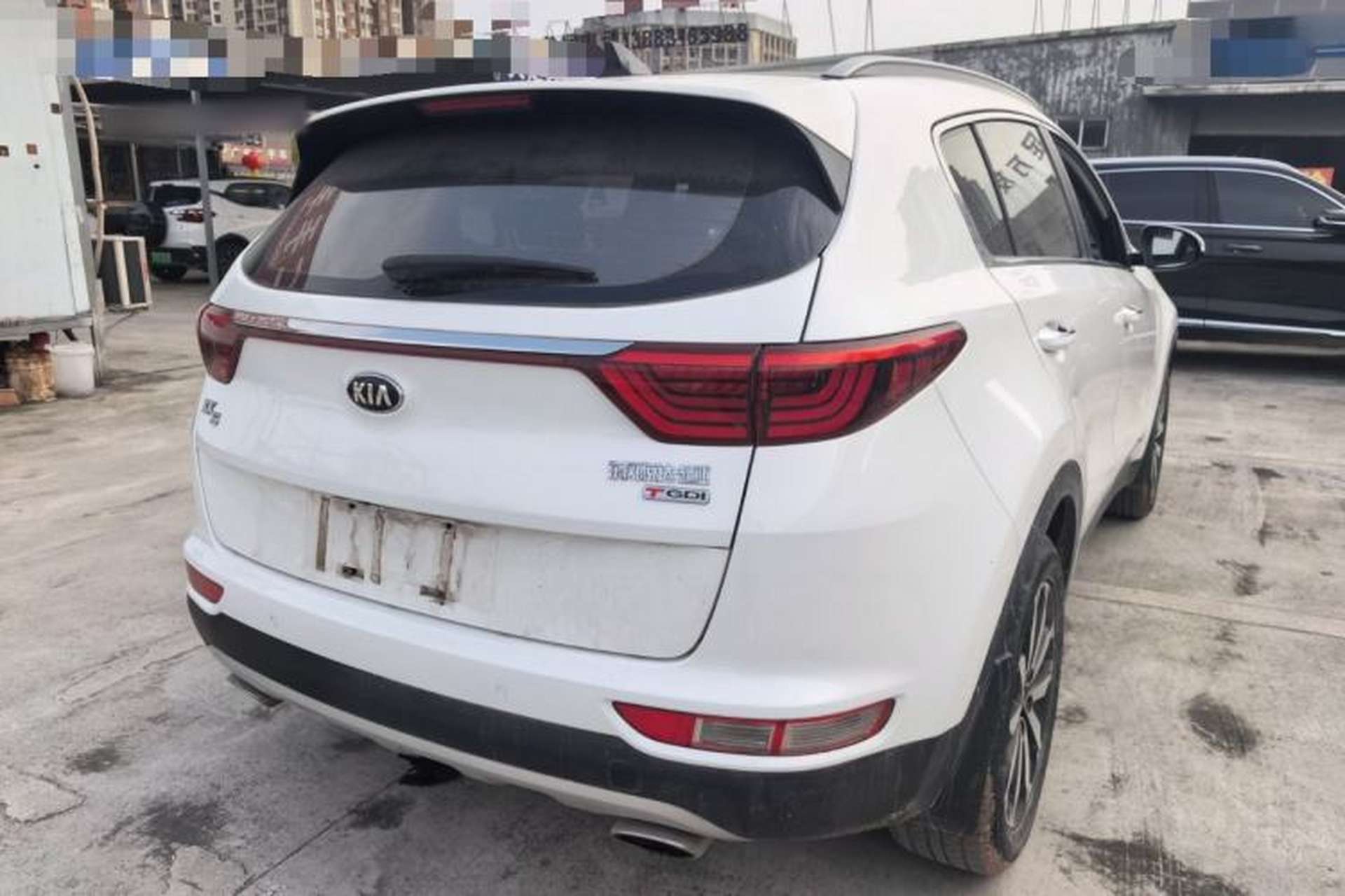 Used Kia KX5 2016 1.6T Automatic Two-Wheel Drive DLX Rear Right 45 Deg