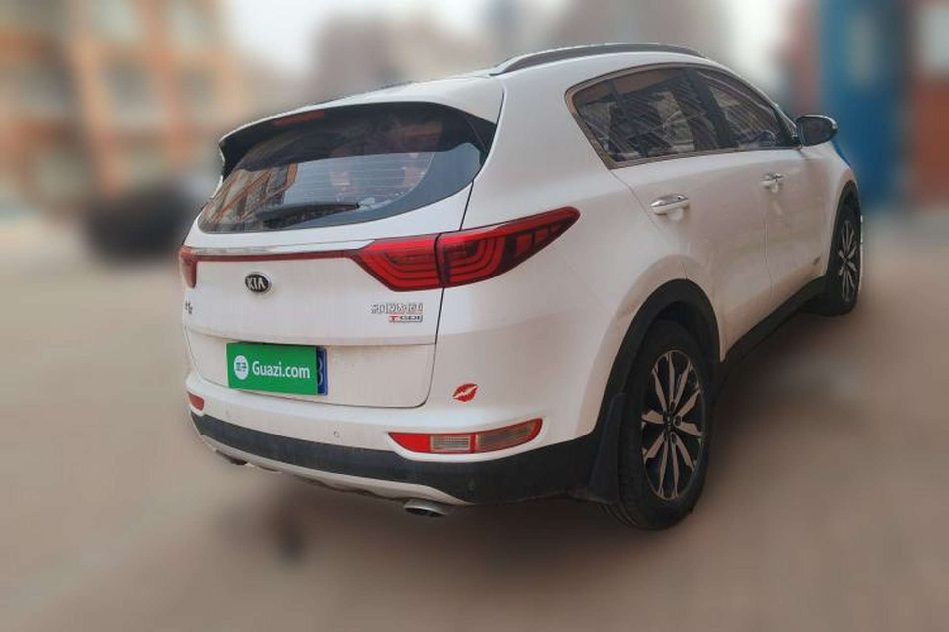 Used Kia KX5 2016 1.6T Automatic Two-Wheel Drive DLX Rear Right 45 Deg