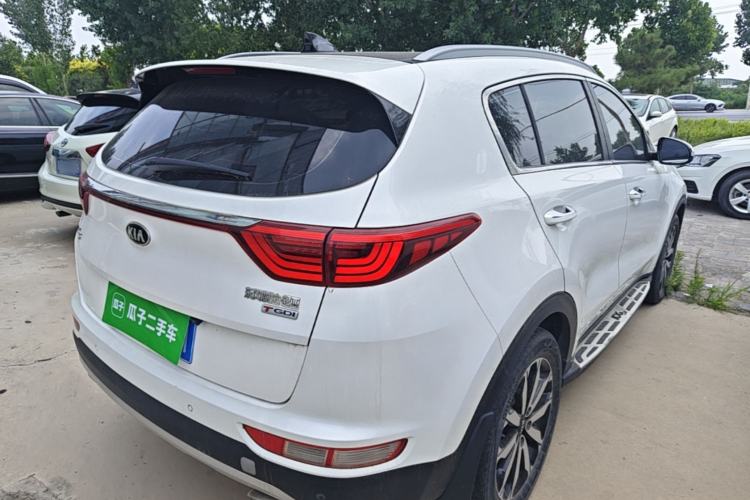 Used Kia KX5 2016 1.6T Automatic Two-Wheel Drive DLX Rear Right 45 Deg