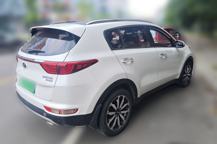 Used Kia KX5 2016 1.6T Automatic Two-Wheel Drive DLX Rear Right 45 Deg
