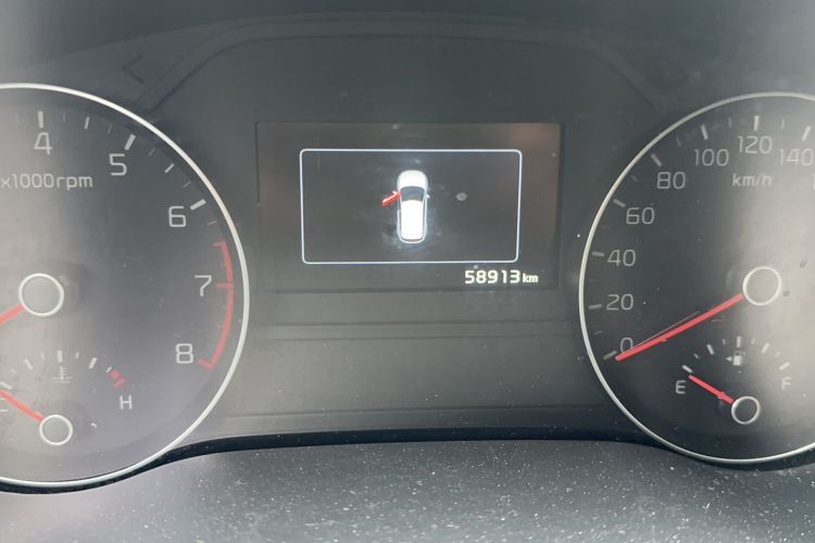 Used Kia KX5 2016 1.6T Automatic Two-Wheel Drive Premium Odometer Close Up