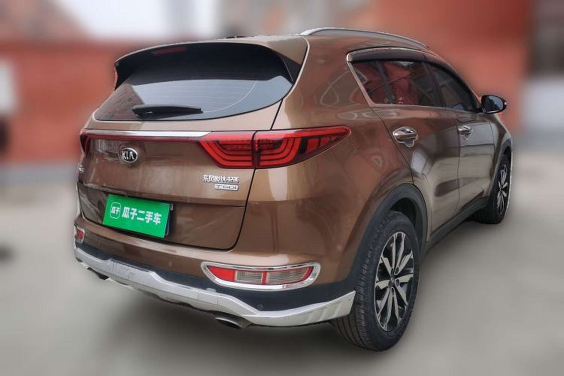 Used Kia KX5 2016 1.6T Automatic Two-Wheel Drive DLX Rear Right 45 Deg