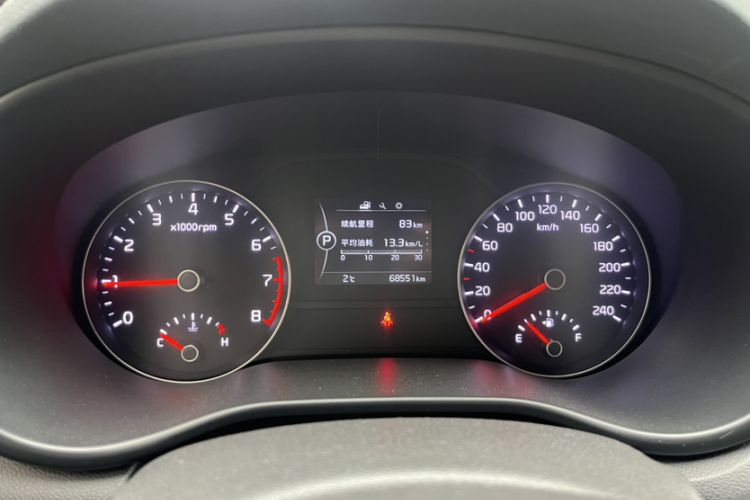 Used Kia KX5 2017 1.6T Automatic Two-Wheel Drive 15th Anniversary Special Edition DLX Odometer Close Up