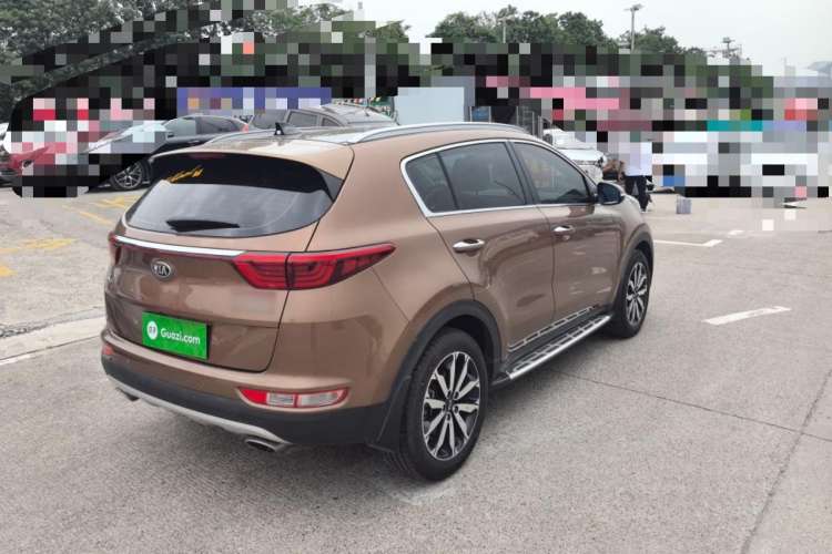 Used Kia KX5 2017 1.6T Automatic Two-Wheel Drive 15th Anniversary Special Edition DLX Rear Right 45 Deg