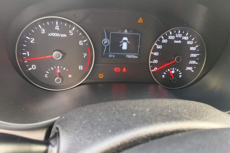 Used Kia KX5 2017 1.6T Automatic Two-Wheel Drive 15th Anniversary Special Edition DLX Odometer Close Up