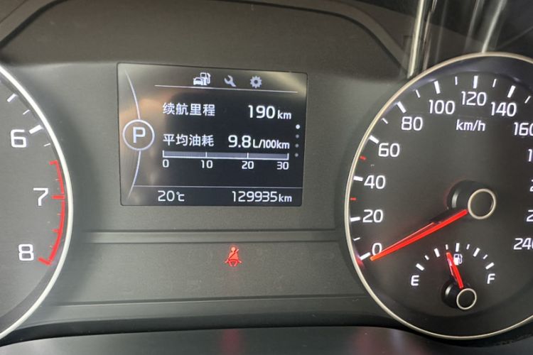 Used Kia KX5 2017 1.6T Automatic Two-Wheel Drive 15th Anniversary Special Edition DLX Odometer Close Up