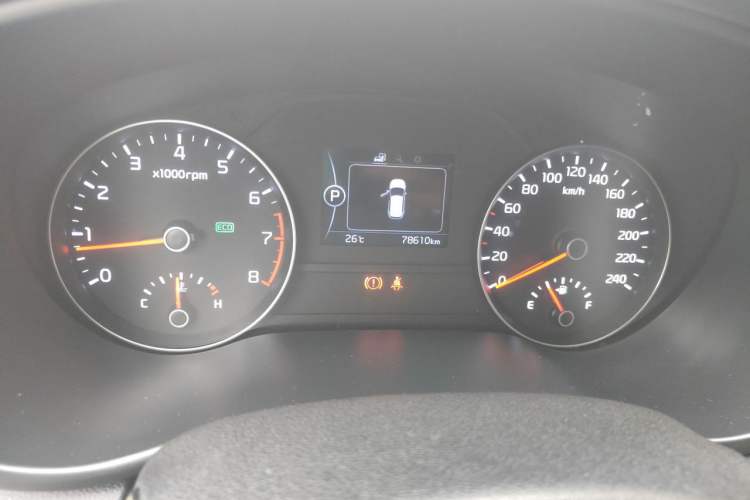 Used Kia KX5 2017 1.6T Automatic Two-Wheel Drive 15th Anniversary Special Edition DLX Odometer Close Up