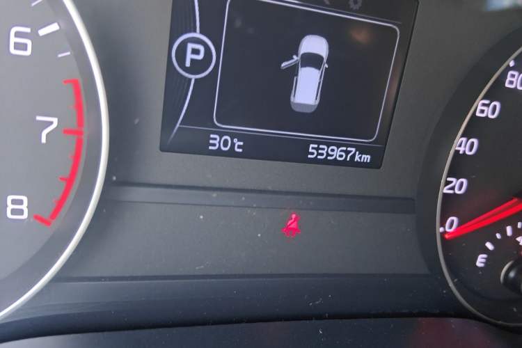 Used Kia KX5 2017 1.6T Automatic Two-Wheel Drive 15th Anniversary Special Edition DLX Odometer Close Up