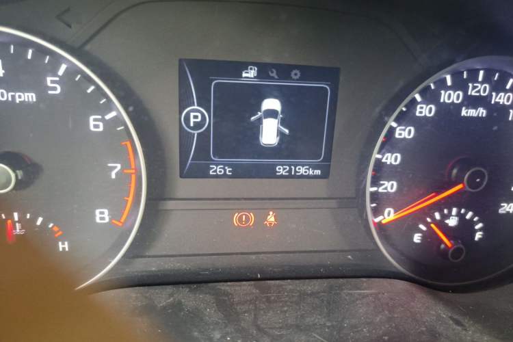 Used Kia KX5 2017 1.6T Automatic Two-Wheel Drive 15th Anniversary Special Edition DLX Odometer Close Up