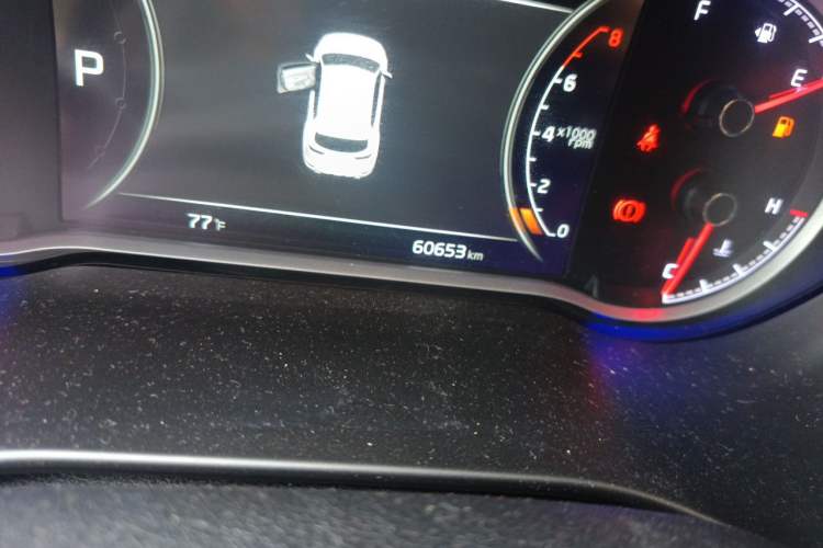 Used Kia KX5 2019 1.6T Automatic Two-Wheel Drive Luxury Edition Odometer Close Up