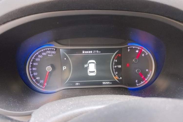 Used Kia KX5 2019 1.6T Automatic Two-Wheel Drive Luxury Edition Odometer Close Up