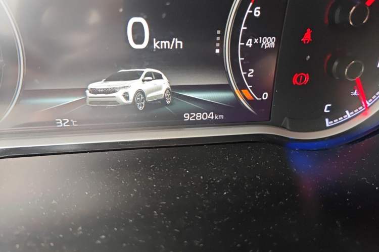 Used Kia KX5 2019 2.0L Automatic 2WD Comfort Edition Odometer Close Up