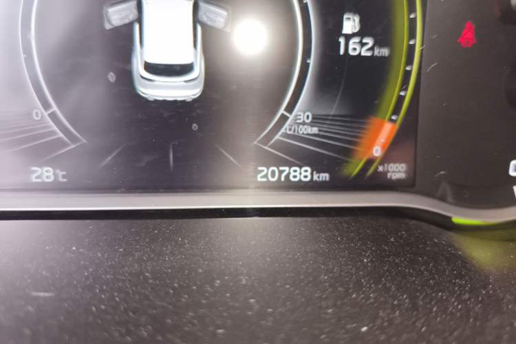 Used Kia KX5 2019 1.6T Automatic Two-Wheel Drive Luxury Edition Odometer Close Up