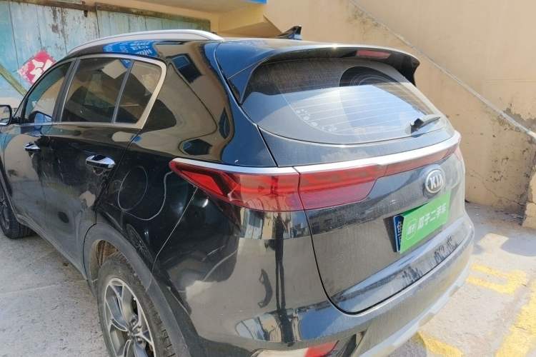 Used Kia KX5 2019 1.6T Automatic Two-Wheel Drive Luxury Edition Rear Left 45 Deg