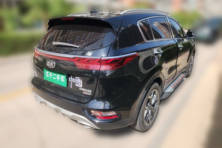 Used Kia KX5 2019 1.6T Automatic Two-Wheel Drive Luxury Edition Rear Right 45 Deg