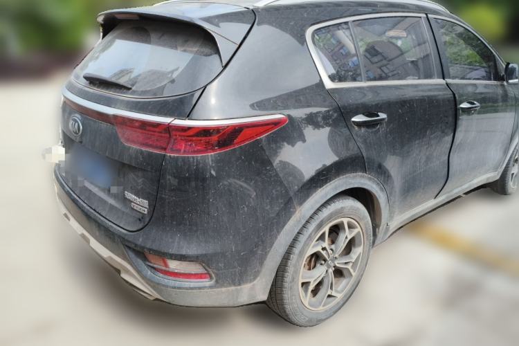 Used Kia KX5 2019 1.6T Automatic Two-Wheel Drive Luxury Edition Rear Right 45 Deg