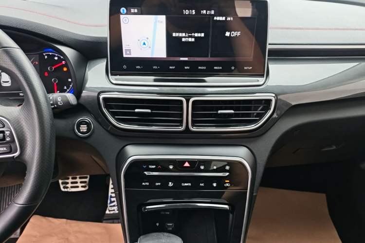 Used Kia KX5 2019 1.6T Automatic Two-Wheel Drive Luxury Edition Audio And AC Panel
