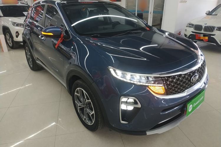 Used Kia KX5 2019 1.6T Automatic Two-Wheel Drive Luxury Edition Front Right 45 Deg