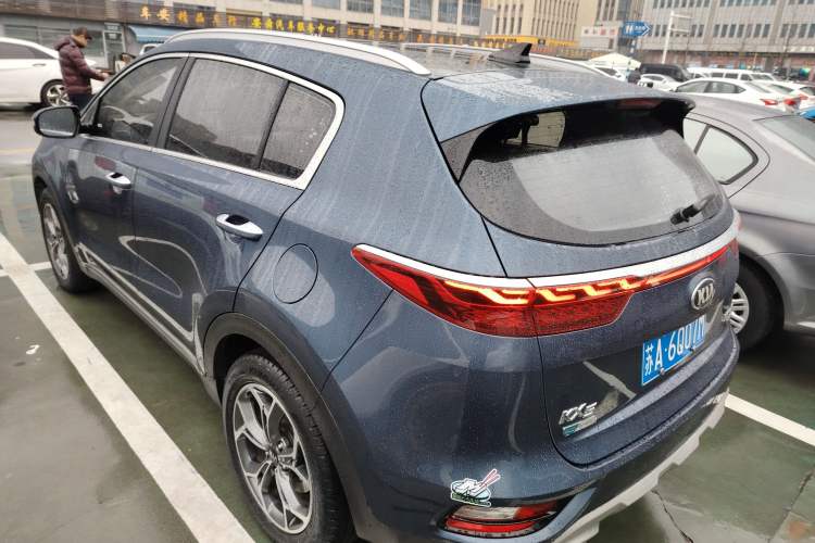 Used Kia KX5 2019 1.6T Automatic Two-Wheel Drive Luxury Edition Rear Left 45 Deg