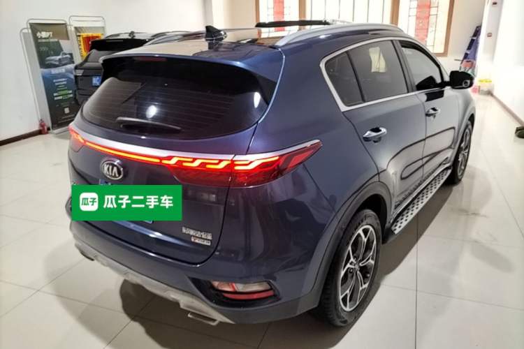 Used Kia KX5 2019 1.6T Automatic Two-Wheel Drive Luxury Edition Rear Right 45 Deg