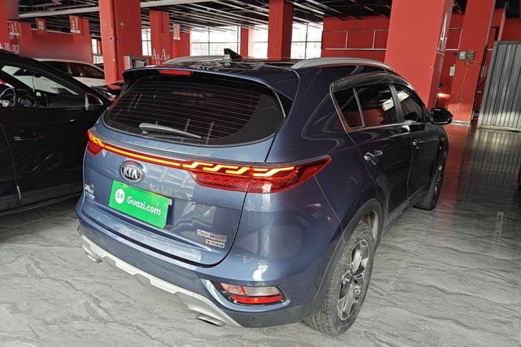 Used Kia KX5 2019 1.6T Automatic Two-Wheel Drive Luxury Edition Rear Right 45 Deg