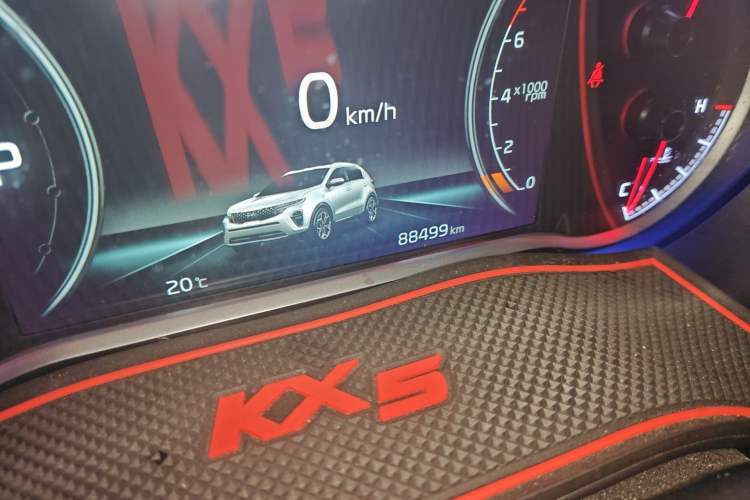 Used Kia KX5 2019 1.6T Automatic Two-Wheel Drive Luxury Edition Odometer Close Up