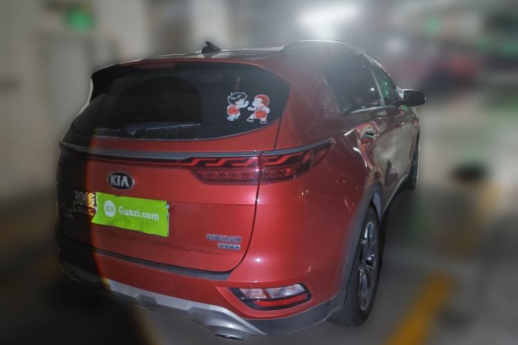 Used Kia KX5 2019 1.6T Automatic Two-Wheel Drive Luxury Edition Rear Right 45 Deg
