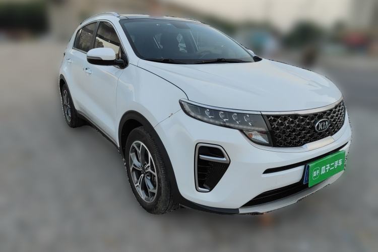 Used Kia KX5 2019 1.6T Automatic Two-Wheel Drive Elite Edition Front Right 45 Deg