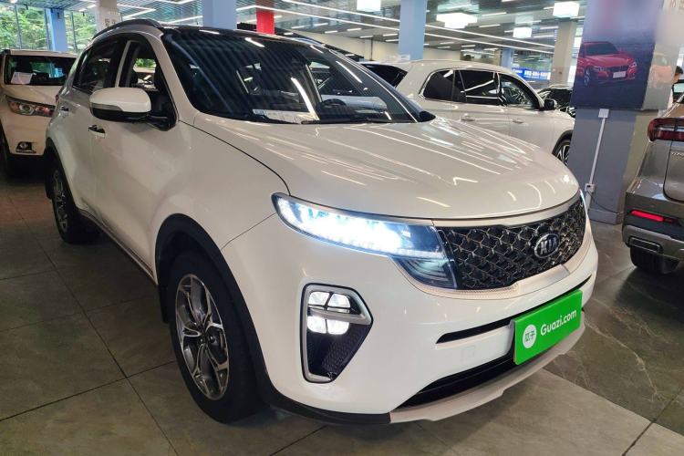 Used Kia KX5 2019 1.6T Automatic Two-Wheel Drive Luxury Edition Front Right 45 Deg