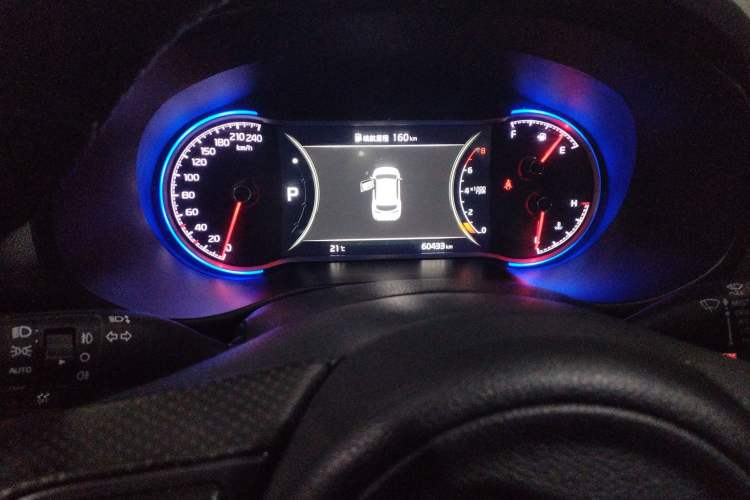Used Kia KX5 2019 1.6T Automatic Two-Wheel Drive Elite Edition Odometer Close Up