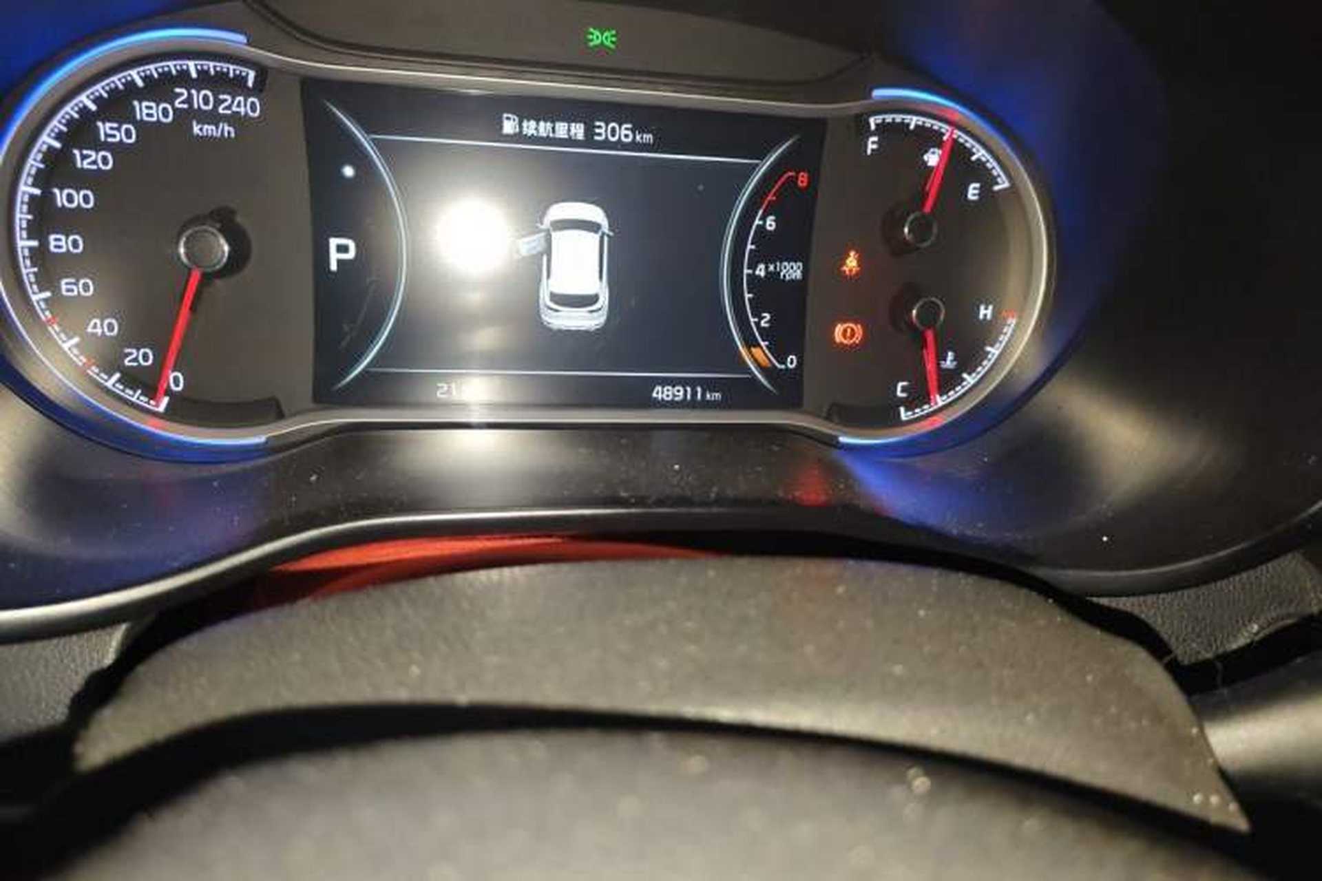 Used Kia KX5 2019 1.6T Automatic Two-Wheel Drive Luxury Edition Odometer Close Up