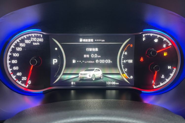 Used Kia KX5 2019 1.6T Automatic Two-Wheel Drive Luxury Edition Odometer Close Up