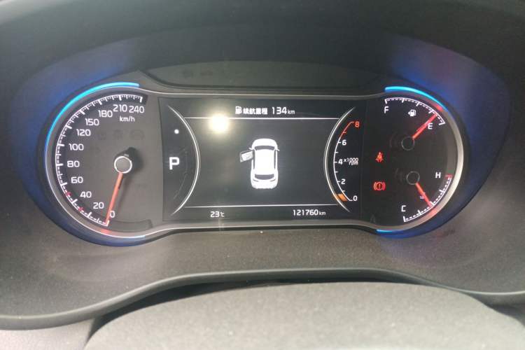 Used Kia KX5 2019 1.6T Automatic Two-Wheel Drive Elite Edition Odometer Close Up