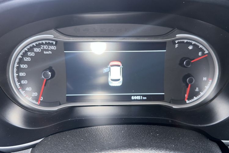 Used Kia KX5 2019 1.6T Automatic Two-Wheel Drive Luxury Edition Odometer Close Up