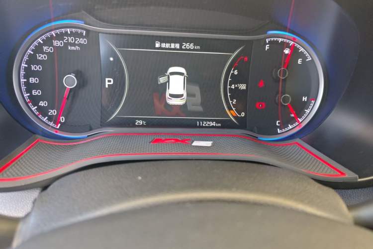 Used Kia KX5 2019 1.6T Automatic Two-Wheel Drive Luxury Edition Odometer Close Up