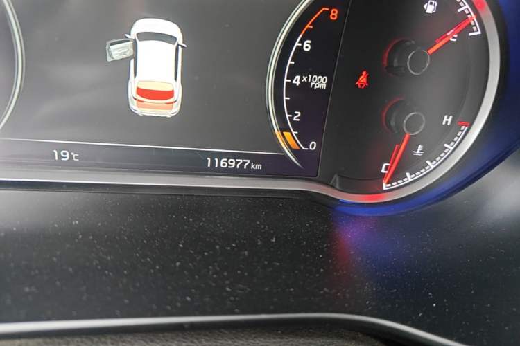 Used Kia KX5 2019 2.0L Automatic 2WD Comfort Edition Odometer Close Up