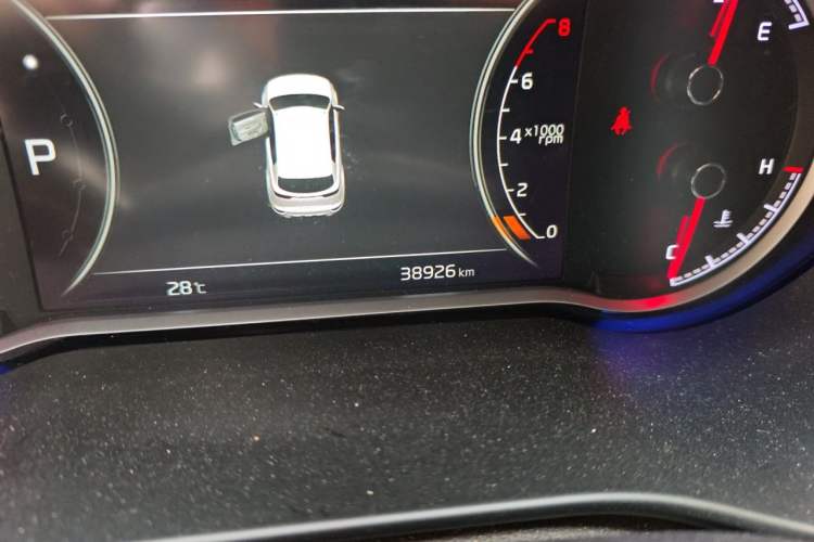 Used Kia KX5 2019 1.6T Automatic Two-Wheel Drive Elite Edition Odometer Close Up