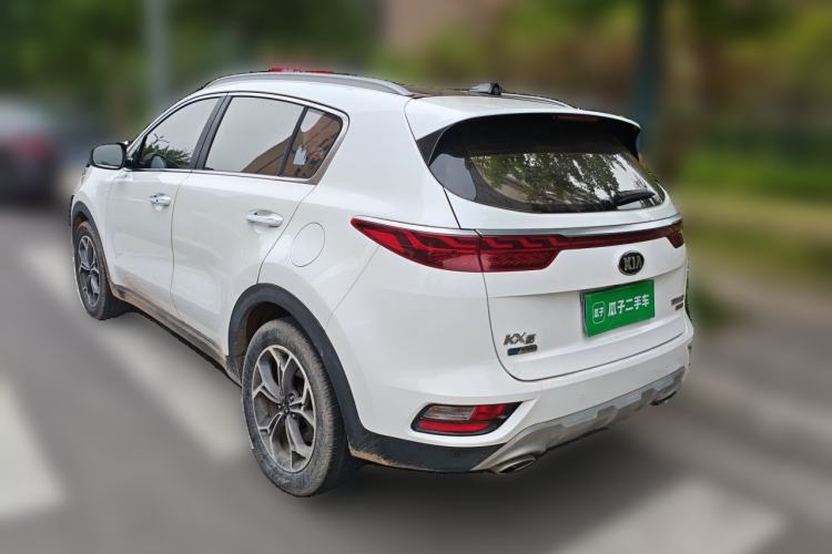 Used Kia KX5 2019 1.6T Automatic Two-Wheel Drive Luxury Edition Rear Left 45 Deg