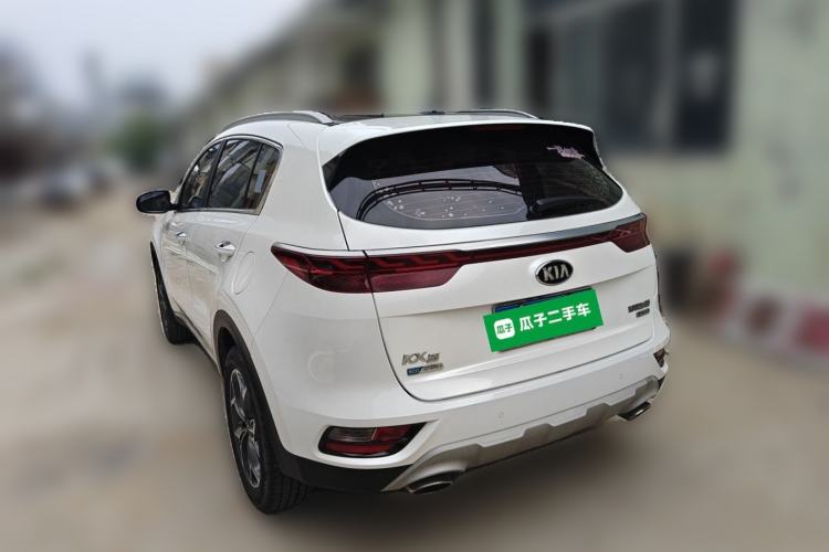Used Kia KX5 2019 1.6T Automatic Two-Wheel Drive Luxury Edition Rear Left 45 Deg