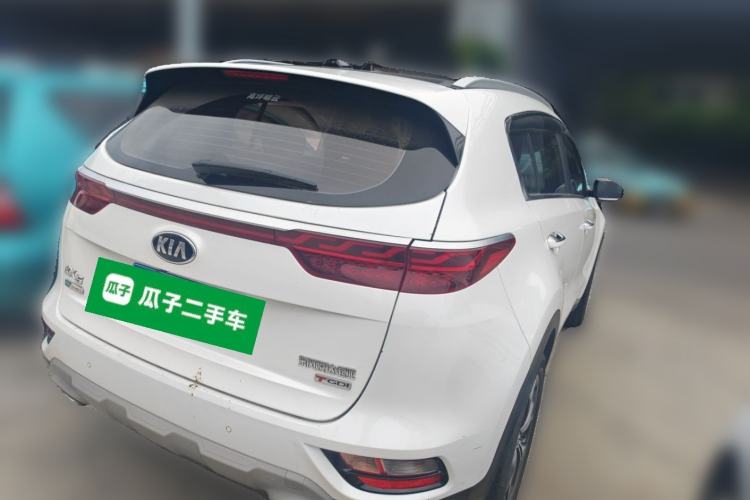 Used Kia KX5 2019 1.6T Automatic Two-Wheel Drive Luxury Edition Rear Right 45 Deg