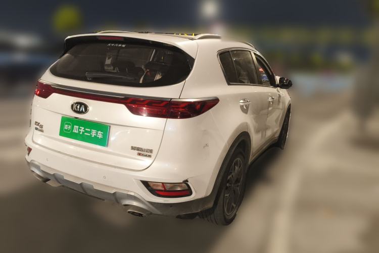 Used Kia KX5 2019 1.6T Automatic Two-Wheel Drive Luxury Edition Rear Right 45 Deg