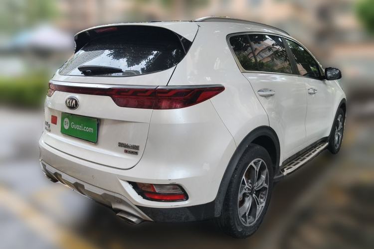 Used Kia KX5 2019 1.6T Automatic Two-Wheel Drive Luxury Edition Rear Right 45 Deg