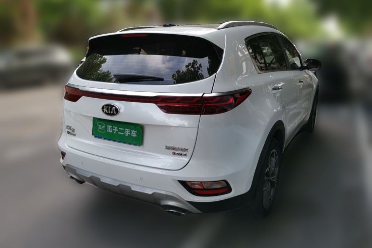 Used Kia KX5 2019 1.6T Automatic Two-Wheel Drive Luxury Edition Rear Right 45 Deg