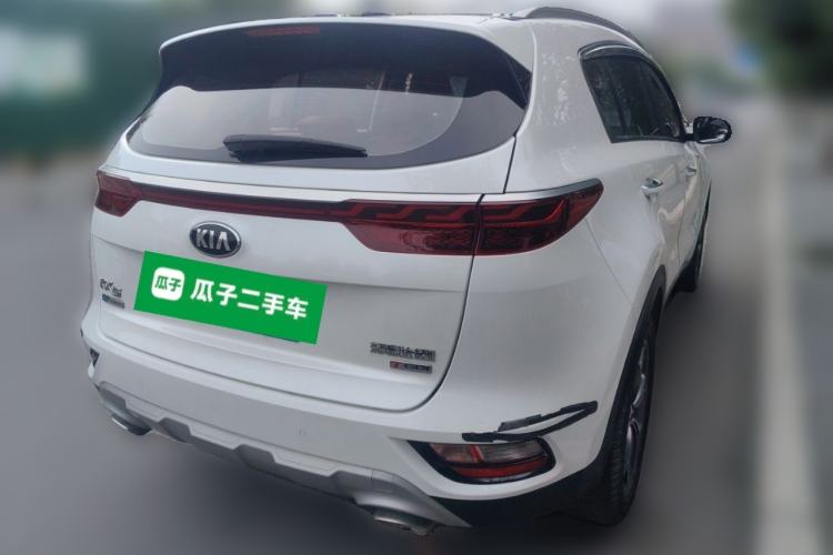 Used Kia KX5 2019 1.6T Automatic Two-Wheel Drive Luxury Edition Rear Right 45 Deg