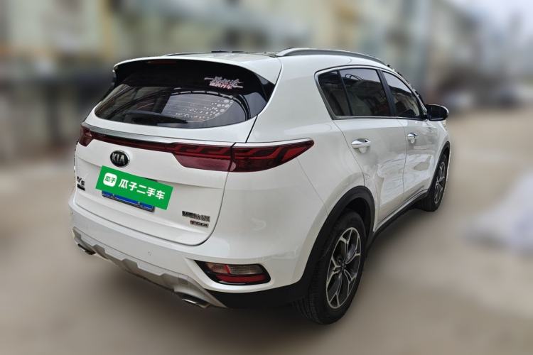 Used Kia KX5 2019 1.6T Automatic Two-Wheel Drive Luxury Edition Rear Right 45 Deg